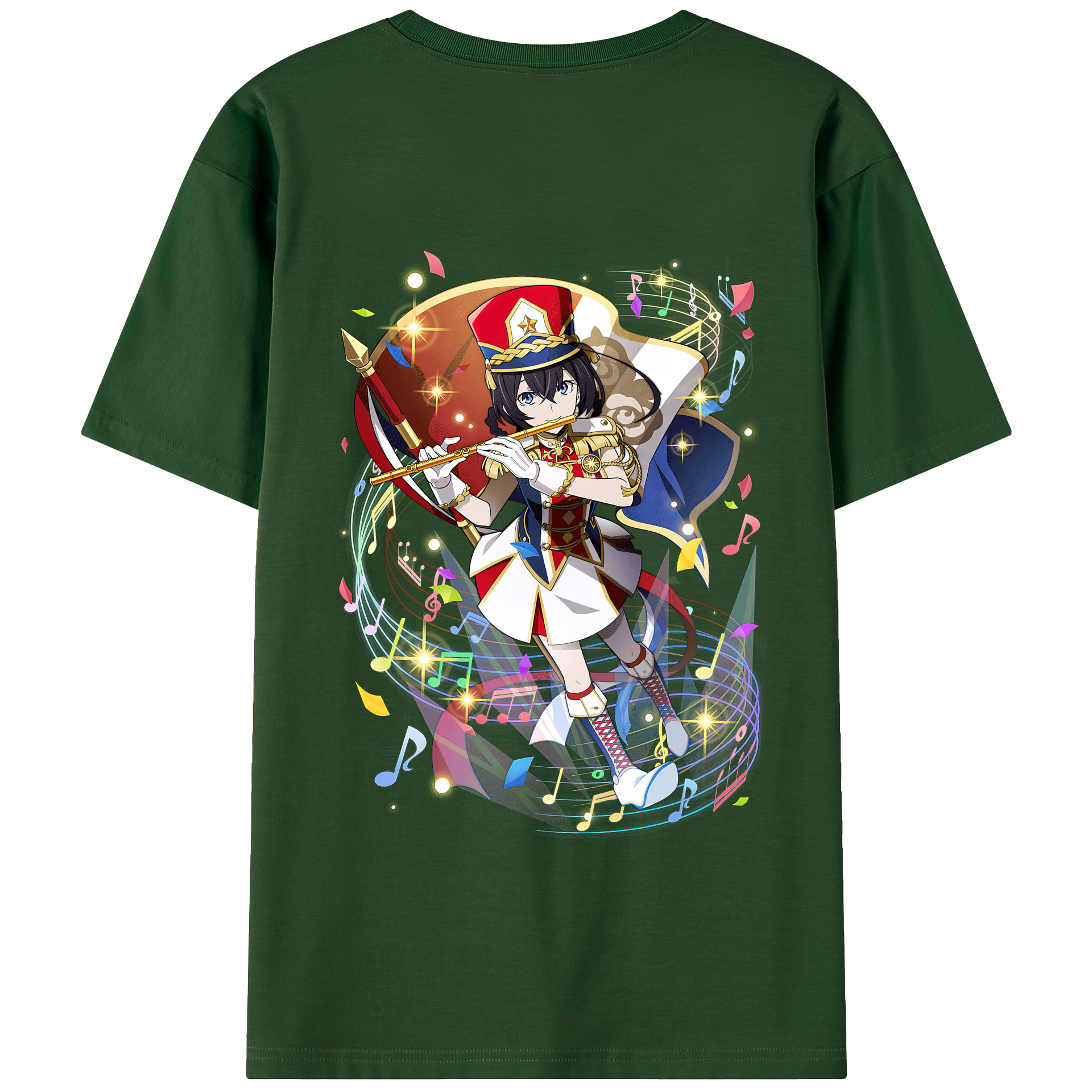 （画像用） 文豪ストレイドッグス Bungo Stray Dogs 綿100％半袖Tシャツ（背面プリント）
